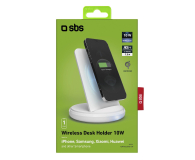 SBS Ladowarka Indukcyjna biurkowa 10W Biala - 1463867 - zdjęcie 3